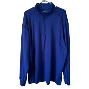 3/$20 Tommy Armour Royal Blue Dri-Logic Long Sleeve 1/4 Zip Pullover